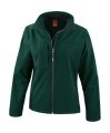 Dames Softshell Jas Result Classic R121F Bottle green